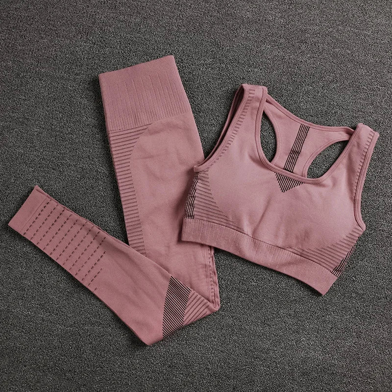 Women's Seamless Set - Crop Top and Leggings