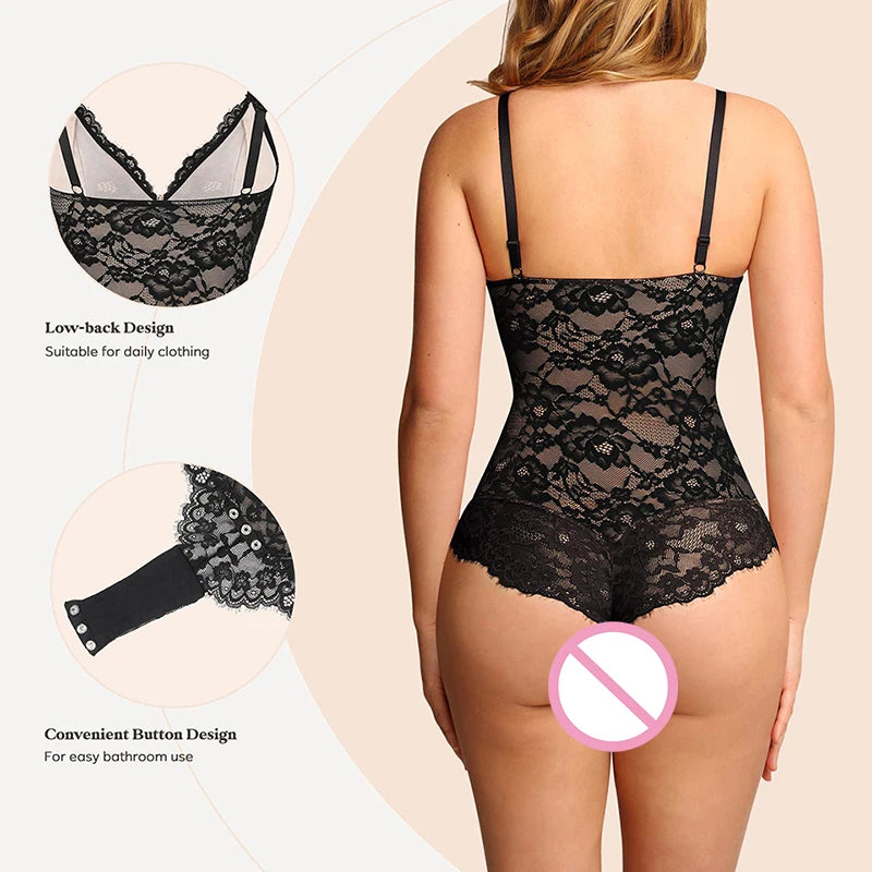 CurveCouture: Full Body Shaper Lingerie with Tummy Control