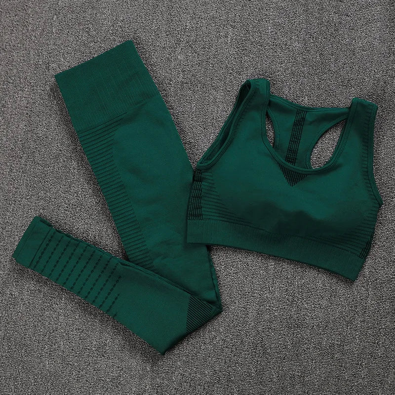 Women's Seamless Set - Crop Top and Leggings