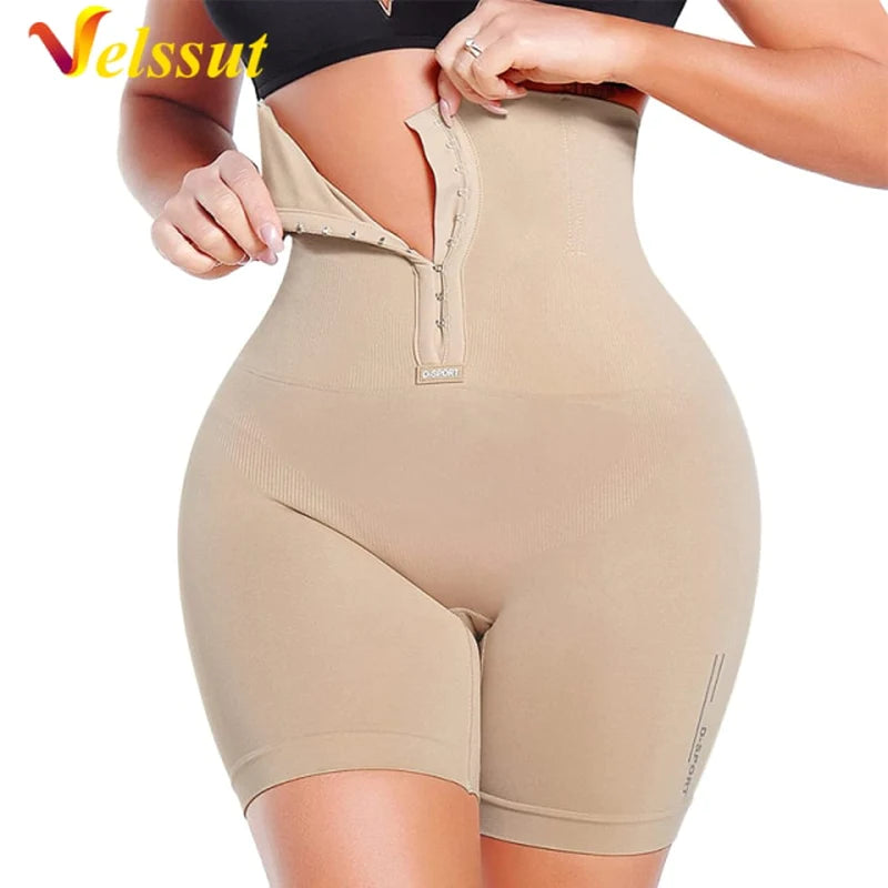 High-Waist Body Shaper - Tummy Control with Adjustable Waist Cincher