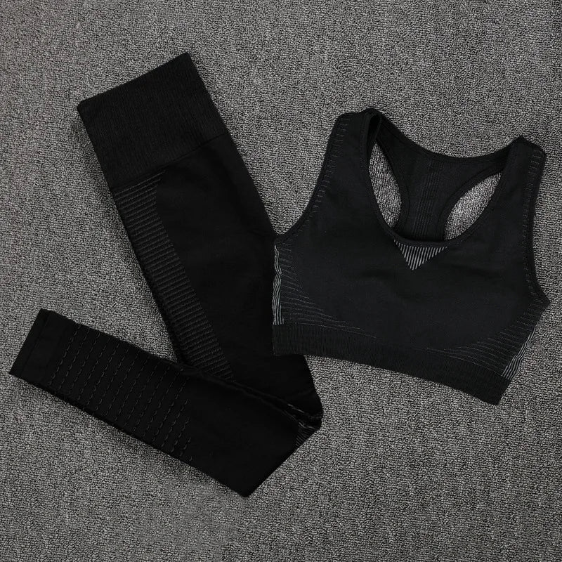 Women's Seamless Set - Crop Top and Leggings