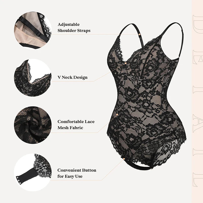 CurveCouture: Full Body Shaper Lingerie with Tummy Control