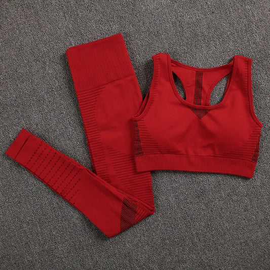 Women's Seamless Set - Crop Top and Leggings